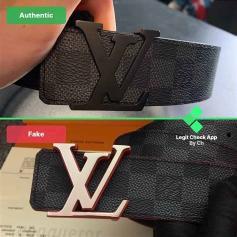 louis vuitton belt original vs fake|genuine louis vuitton belt.